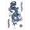 Venta al por mayor de fábrica pegatina de tatuaje de tótem blanco y negro personalizado impermeable tatuaje de flor bianhua color flor pegatina de tatuaje para el brazo