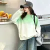 Sudadera para niña, nuevo estilo primavera/otoño, cuello redondo de moda, top forrado de felpa, estilo coreano, casual y versátil, adecuada para usar en capas, camiseta básica para niños