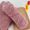 Bola de lana gruesa de terciopelo dorado de chenilla, hilo para tejer, gorro, bufanda, suéter, muñeca, ganchillo, zapatos, bolsa de material tejido de bricolaje