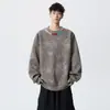 Nueva Sudadera Floral Casual de Moda para Hombre Otoño/Invierno 2026 con Diseño Único para Adolescentes