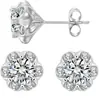 Pendientes Transfronterizos de Plata de Ley S925 con Moissanita para Mujer, Un Quilate, Brillantes, de Alta Gama, Pendientes de Moda Europeos y Americanos, Pendientes de Lujo Ligero