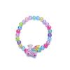 Pulsera de cuentas de princesa con temperamento lindo de dibujos animados, pulsera creativa de cuentas de color caramelo, joyería para niños, pulsera para niños