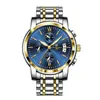 Reloj Marca Genuina Rui Zhi Yuan Popular Transfronterizo Multifuncional de Cuarzo de Negocios Luminoso Impermeable para Hombre