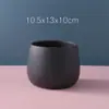 Vaso de Cerâmica com Padrão de Mármore Dourado Eletrodepositado, Único e Simples, Estilo Nórdico Criativo, Vaso Redondo Colorido Hidropônico para Plantas Verdes