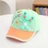 Gorra de Béisbol Infantil Súper Linda y Colorida Transfronteriza Linda Rana Niño Sombrero Protector Solar Estilo Coreano Color de Contraste Niña Bebé Gorra de Pico de Pato