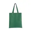 Bolso de Hombro de Doble Correa Estilo Comercio Exterior, Color Sólido, Simple y Moderno, Versión en Blanco, Estilo Callejero Casual, Bolso de Lienzo Personalizable Diario