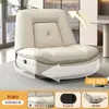Sillón sofá individual, sofá cápsula espacial, sofá reclinable eléctrico giratorio para sala de estar, mecedora multifuncional de cuero WY