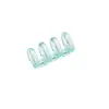 Anillos de 4 Agujeros para Carpeta Anillo de Hebilla de Plástico Anillo Clip de Carpeta Anillo Espiral Núcleo Desmontable Transparente Colorido Accesorios de Carpeta Anillo