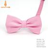 Gravata borboleta de cor sólida Gravata borboleta vermelha para homens Vestido formal de casamento Melhor homem Personalidade Casamento feminino britânico Laço de poliéster