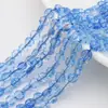 Cuentas de Vidrio Transparente Hielo Aretes DIY Cuentas Sueltas Agrietado Ligero Octagonal Plano Cristal de Hielo Cristal Artificial Cuentas para Bisutería Venta al por Mayor