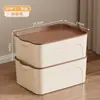 Caixa Organizadora para Uso Doméstico, Caixa Organizadora de Grande Capacidade sob o Guarda-Roupa ou Mesa no Quarto, Organizador Plástico Espessado e Conveniente para Armazenamento sob a Cama