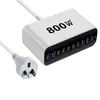 Cargador de Venta Caliente Transfronterizo 800W Tipo-C Nitruro de Galio Carga Rápida 200W Adecuado para Enchufes de Teléfonos Móviles y Portátiles