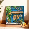 30*30 paisaje de campo pintura al óleo digital DIY pintado a mano escena callejera cafetería pintura decorativa acrílica en stock al por mayor