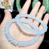 Nuevo Anillo para el Cabello de Hilo Grueso Chino Pulsera Goma para el Cabello Doble Propósito Tendón de Goma Pequeño Joyería Simple Pequeña Fresca Accesorios para el Cabello Venta al por Mayor Mano