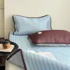 Clase A Grado Materno e Infantil Estilo Japonés Sencillo Refrigerante Seda de Hielo Esterilla Juego de Tres Piezas para Verano Dormitorio Aire Acondicionado Suave, Lavable a Máquina 3