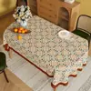 Mantel Ovalado Estilo Americano, Impermeable, Resistente al Aceite, Mantel sin Lavado, Nuevo Modelo 2026, Lujo Ligero, Cubierta de Mesa de Café de Gama Alta