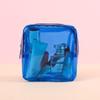 Estilo ins Bolsa de Cosméticos Impermeable de PVC Colorida Bolsa de Aseo Portátil de Gran Capacidad Cosméticos de Corazón Femenino Bolsa de Cosméticos