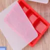 Bandeja de Gelo de Silicone para Verão Molde Criativo Quadrado Caixa de Bandeja de Gelo Molde de Bola de Gelo Redonda com Tampa Bandeja de Gelo de Silicone