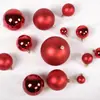 Adornos para árbol de Navidad bolas de Navidad rosa mate brillantes bolas galvanizadas bolas de plástico adornos de bola de Navidad clásicos decoraciones bolas sueltas