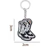 Patines Barbie Accesorios Rosas Llavero de Dibujos Animados Transfronterizo Llavero de Goma Suave de PVC Colgante para Bolsos Pequeño Regalo