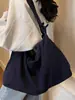 Bolso de Color Sólido de Gran Capacidad con Textura de Moda para Mujer 2026 Nuevo Bolso de Hombro Casual Simple Bolso Tote para Viaje y Commute