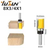 Cortador recto con rodamiento de 8 filos fresadora para carpintería fresadora cortador cortador de perfilado cortador de recorte cortador recto de doble filo 19.05 mm máquina fresadora de recorte de baquelita