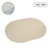 Alfombra Redonda de Yute Sala de Estar Mesa de Café Dormitorio Tejida a Mano Lino Mesita de Noche Estilo Nórdico Tatami Suelo