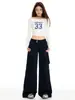 Jeans de Trabajo Ligeramente Acampanados del Tío Zanahoria para Mujer, Nuevos Pantalones Casuales Bootcut de Cintura Alta Ajustados, Primavera 2026