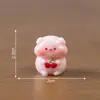 Figuras Lindas de Frutas, Donas y Cerditos para Micro-Paisajes, Accesorios Decorativos DIY para Casa de Muñecas, Adornos Mini de Escritorio
