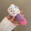 Nuevo oso de peluche con forma de pudín, lindo clip de pico de pato, horquilla grande para el pelo, tocado para la parte posterior de la cabeza, horquilla para niña, transfronterizo, caliente