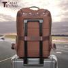 Mochila de Cuero Genuino de Moda para Hombre, Mochila de Cuero de Vaca para Computadora, Mochila de Viaje al Aire Libre para Ocio, Mochila Portátil para Exteriores para Hombre