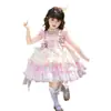 Vestido de Niña Verano 2026 Nuevo Estilo Moda Infantil Lolita Vestido de Verano para Bebé Vestido de Tirantes Princesa