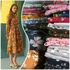 Tecido de Veludo Estampado para Liquidação Zero Desperdício Tecido para Vestido Calça Outono Inverno Roupas Infantis Tecido para Vestuário