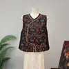 [Li] Nuevo chaleco jacquard estilo chino con patrones auspiciosos, con tapeta diagonal y cuello redondo, en estilo tradicional chino, nueva colección otoño 2026 para mujer