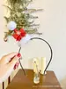 Regalo de Navidad Estilo Bosque Diadema de Astas de Ciervo Femenina Linda Pinza para el Cabello de Niños Diadema de Papá Noel Accesorios para Adultos