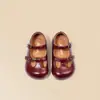 Zapatos de Cuero para Niñas, Nuevos Modelos de Primavera y Otoño, Zapatos de Bebé para Niños, Zapatos de Princesa Modernos, Mocasines de Estilo Británico, Zapatos Individuales para Bebés Niñas