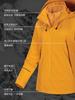 Jaqueta de Montanhismo para Mulheres, Conjunto 3 em 1 à Prova de Vento e Impermeável para Exterior, Fato de Montanhismo à Prova de Chuva para Homens no Oeste de Sichuan