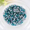 Cristales de Vidrio Coloridos de Fondo Plano para Uñas, Accesorios para Manualidades de Fundas de Celular, Accesorios de Joyería, Strass Transfronterizo 1440