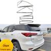 Para Toyota runner FORTUNER 2016 abajur traseiro ABS galvanoplastia acabamento externo moldura da luz traseira