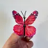 Simulación Estéreo 3D Mariposa Caperucita Roja Explosiones Atmósfera Decoración de Ventana de Mariposa Pasador Tocados Material diy