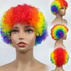 Postizo Falso Cabello Rizado Accesorios Postizo Extra Grande Sobredimensionado Peluca Grande Peluca Afro Peluca Abanico Artículo Popular Transfronterizo