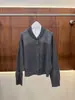 Tricô Feminino BORBOTIE 2026 Outono/Inverno Novo Moda BC Cardigan Vazado Brilhante Casaco de Botão Único