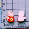 Mini Lanternas da Série de Ano Novo e Festival da Primavera, Sacos da Sorte, Presilhas de Cabelo com Moedas de Cobre, Presilhas de Garra, Acessórios de Resina para Nail Art com Cola de Creme DIY