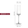 Taças de Champanhe Altas de Cristal para Uso Doméstico, Taças Criativas de Vinho Tinto para Casais, Taças de Vinho para Casamento, Par de Taças com Boca Inclinada para Vinho Espumante