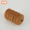 Cuerda de Algodón de Color de 3 mm para Manualidades Trenzado Hecho a Mano Hilo de Algodón Grueso Fino Suave Cuerda para Tapicería 10m/50m/100m No
