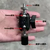 Adaptador de roda universal de pan/tilt de reposição para suporte de celular com cabeça esférica de 17 mm para 1/4 interno e externo, acessórios de conexão tipo vagem de ervilha