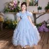 Vestido de Princesa de Malla para Niña Transfronterizo, Vestido de Verano para Niñas, Estilo Nuevo 2026 Vestido Formal Elegante para Niños de Temporada de Graduación