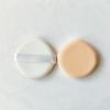 Japão rubycell pontudo almofada de ar esponja para pó formato de gota esponja de maquiagem não absorve pó pincel de maquiagem couro almofada de ar