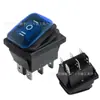 Kcd4-16A Interruptor Basculante Impermeable de Una Pieza Tarjeta Única Interruptor de Barco de Alta Calidad Interruptor de 6 Pines 3 Velocidades con Luz