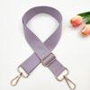 Nueva correa de hombro de algodón, accesorios para bolsos, correa ajustable para el hombro, bolso cruzado para mujer, color sólido, elegante correa larga